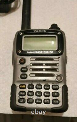 Yaesu VX-7R open Tx mod with SU-1 baro module + charging stand and new battery