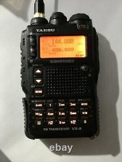 Yaesu VX-8R 50/144/430/220 MHz Transceiver and Accessories