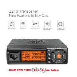 Z218 10KM Mobile Radio Station Dual Band VHF/UHF 136-174mhz Mini Walkie Talkie