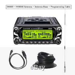Zastone ZT-D9000 Car Radio 50W 136-174 400-520Mhz Two Way Mobile Radio Whole Set