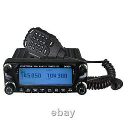 Zastone ZT-D9000 Mobile Car Radio 50W Dual Band 50KM 136-174 400-520MHz + Cable